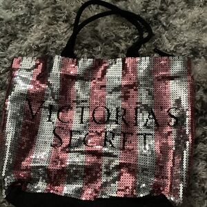 Victoria’s Secret PINK Tote Bag – Sequin Logo – Pink Camo